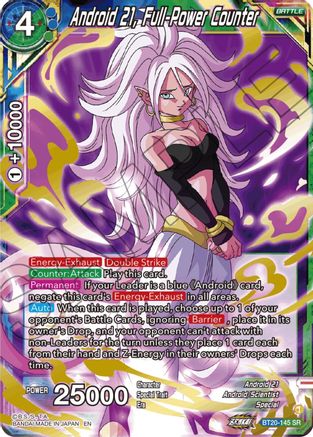 Android 21, Full-Power Counter (BT20-145) - Power Absorbed Foil