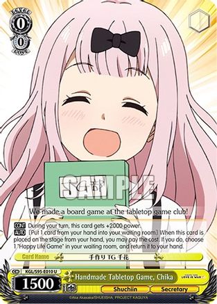 Handmade Tabletop Game, Chika (KGL/S95-E010 U) - Kaguya-Sama: Love is War?