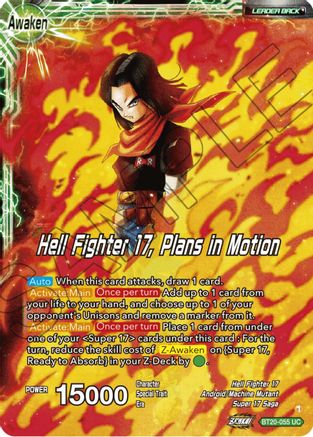 Android 20 & Dr. Myuu // Hell Fighter 17, Plans in Motion (BT20-055) - Power Absorbed