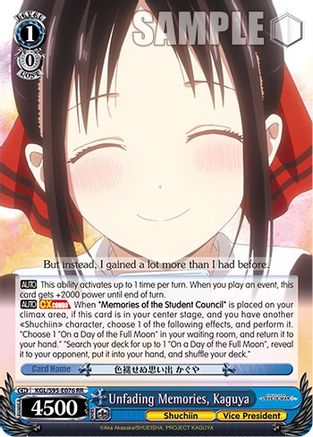 Unfading Memories, Kaguya (KGL/S95-E076 RR) - Kaguya-Sama: Love is War?