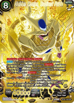 Golden Cooler, Radiant Pride (SCR) (BT20-148) - Power Absorbed Foil