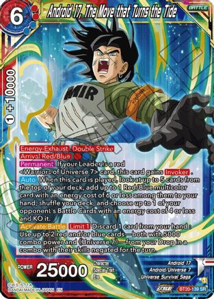 Android 17, The Move that Turns the Tide (BT20-139) - Power Absorbed Foil