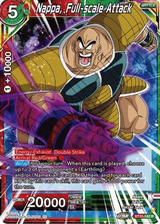 Nappa, Full-scale Attack (BT20-142) - Power Absorbed Foil