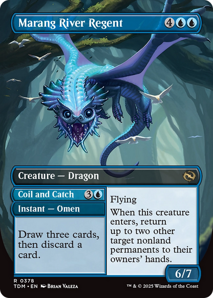 Marang River Regent // Coil and Catch // Marang River Regent (TDM-378) - Tarkir: Dragonstorm (Borderless)