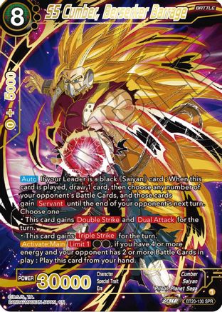 SS Cumber, Berserker Barrage (SPR) (BT20-130) - Power Absorbed Foil