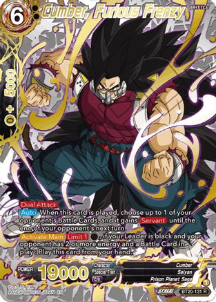 Cumber, Furious Frenzy (Gold-Stamped) (BT20-131) - Power Absorbed Foil