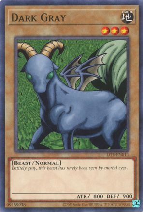 Dark Gray (LOB-EN011) - Legend of Blue Eyes White Dragon (25th Anniversary Edition) Unlimited