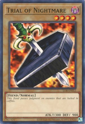 Trial of Nightmare (LOB-EN012) - Legend of Blue Eyes White Dragon (25th Anniversary Edition) Unlimited