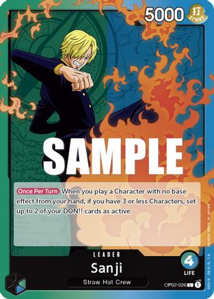Sanji (OP02-026) - Paramount War
