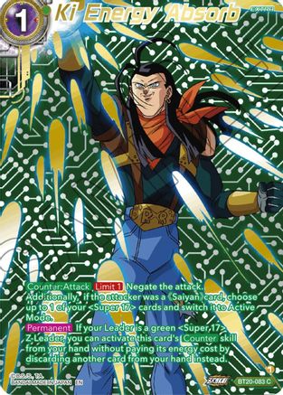Ki Energy Absorb (Gold-Stamped) (BT20-083) - Power Absorbed Foil