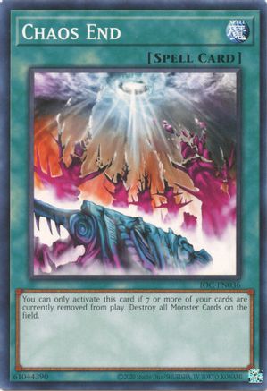 Chaos End (IOC-EN036) - Invasion of Chaos (25th Anniversary Edition) Unlimited