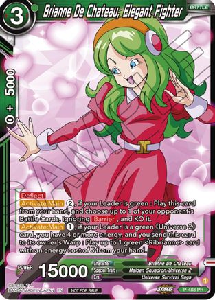 Brianne De Chateau, Elegant Fighter (Zenkai Series Tournament Pack Vol.3) (P-488) - Tournament Promotion Cards