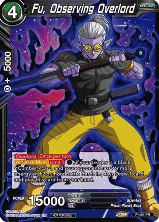 Fu, Observing Overlord (Zenkai Series Tournament Pack Vol.3) (P-494) - Tournament Promotion Cards
