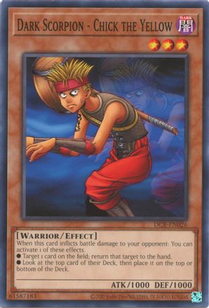Dark Scorpion - Chick the Yellow (DCR-EN026) - Dark Crisis (25th Anniversary Edition) Unlimited