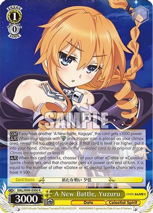A New Battle, Yuzuru (DAL/W99-E006 R) - Date A Live Vol.2