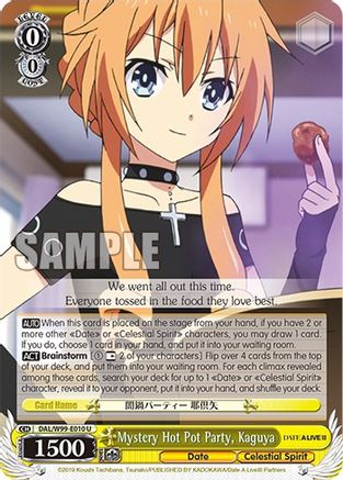 Mystery Hot Pot Party, Kaguya (DAL/W99-E010 U) - Date A Live Vol.2
