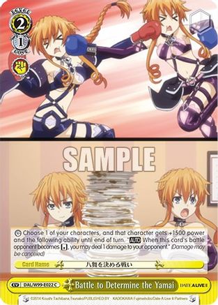 Battle to Determine the Yamai (DAL/W99-E022 C) - Date A Live Vol.2