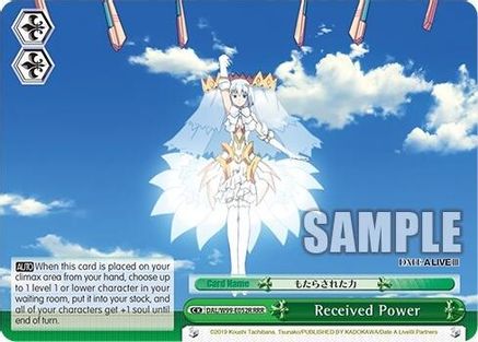 Received Power (RRR) (DAL/W99-E052R RRR) - Date A Live Vol.2