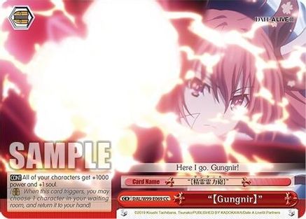 "[Gungnir]" (DAL/W99-E069 CC) - Date A Live Vol.2