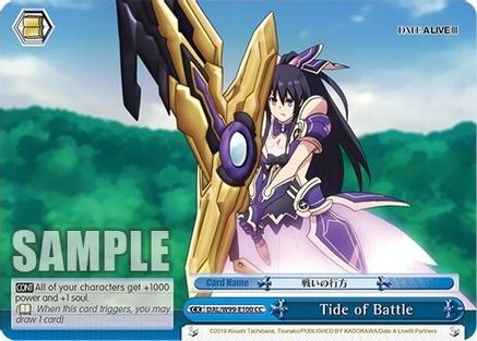Tide of Battle (DAL/W99-E100 CC) - Date A Live Vol.2