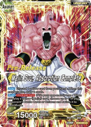 Majin Buu // Majin Buu, Absorption Complete (BT20-085) - Power Absorbed PreRelease Cards