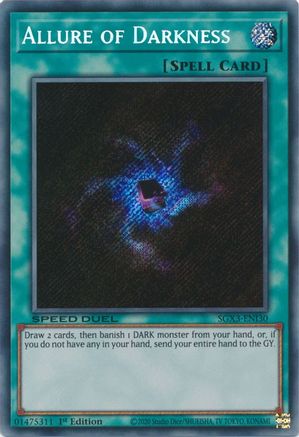 Allure of Darkness (Secret Rare) (SGX3-ENI30) - Speed Duel GX: Duelists of Shadows 1st Edition