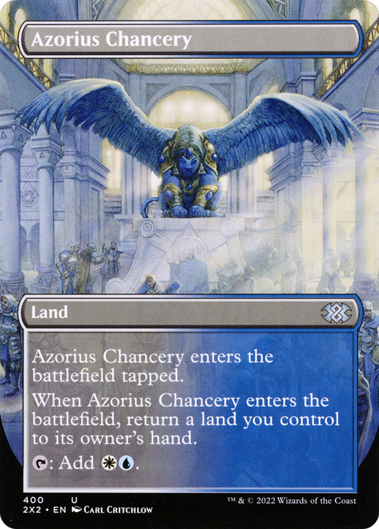 Azorius Chancery (Borderless) (2X2-400) - Double Masters 2022 (Borderless)