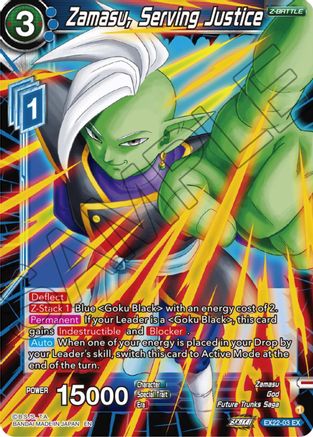 Zamasu, Serving Justice (EX22-03) - Expansion Deck Box Set 22 Ultimate Deck 2023 Foil