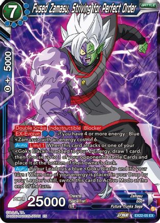 Fused Zamasu, Striving for Perfect Order (EX22-05) - Expansion Deck Box Set 22 Ultimate Deck 2023 Foil