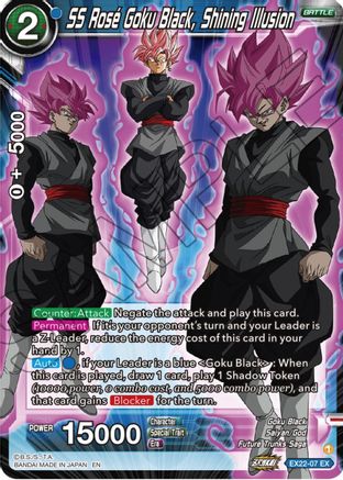 SS Rose Goku Black, Shining Illusion (EX22-07) - Expansion Deck Box Set 22 Ultimate Deck 2023 Foil