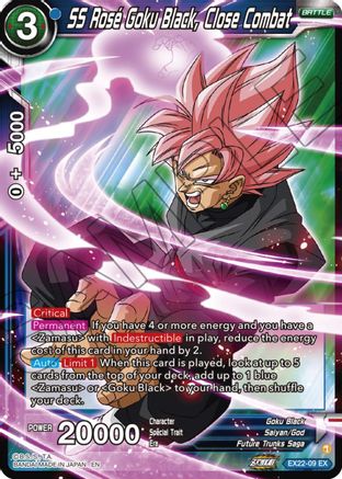 SS Rose Goku Black, Close Combat (EX22-09) - Expansion Deck Box Set 22 Ultimate Deck 2023 Foil