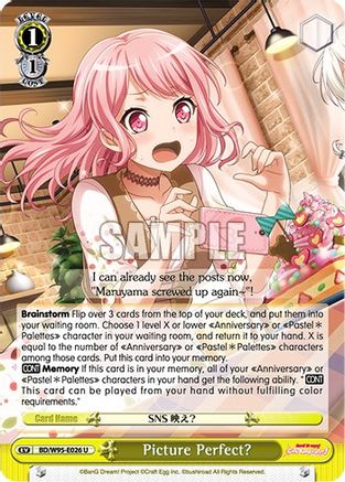 Picture Perfect? (BD/W95-E026 U) - BanG Dream! Girls Band Party! 5th Anniversary