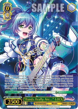 "Bands Really Are..." LOCK (SSP) (BD/W95-E030SSP SSP) - BanG Dream! Girls Band Party! 5th Anniversary
