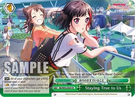 Staying True to Us (BD/W95-E059 CR) - BanG Dream! Girls Band Party! 5th Anniversary