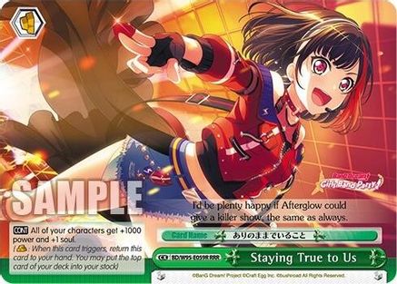 Staying True to Us (RRR) (BD/W95-E059R RRR) - BanG Dream! Girls Band Party! 5th Anniversary