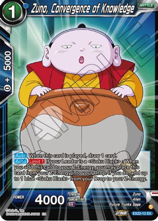 Zuno, Convergence of Knowledge (EX22-12) - Expansion Deck Box Set 22 Ultimate Deck 2023 Foil