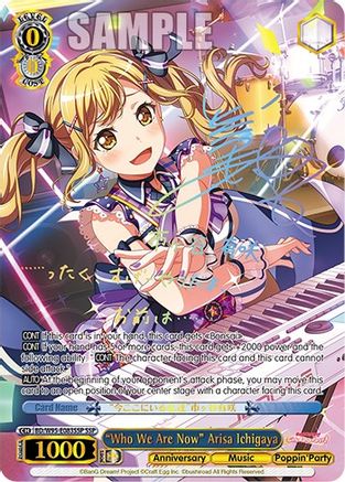 "Who We Are Now" Arisa Ichigaya (SSP) (BD/W95-E083SSP SSP) - BanG Dream! Girls Band Party! 5th Anniversary