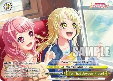 To That Joyous Place! (PR) (BD/W95-E127 PR) - BanG Dream! Girls Band Party! 5th Anniversary