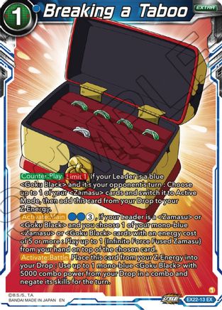 Breaking a Taboo (EX22-13) - Expansion Deck Box Set 22 Ultimate Deck 2023 Foil