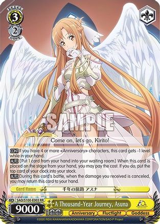 A Thousand-Year Journey, Asuna (SAO/S100-E003 RR) - Sword Art Online Animation 10th Anniversary