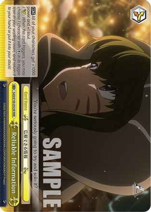 Reliable Information (RRR) (SAO/S100-E023R RRR) - Sword Art Online Animation 10th Anniversary