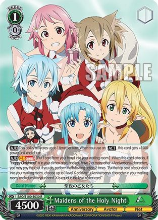 Maidens of the Holy Night (SAO/S100-E030 R) - Sword Art Online Animation 10th Anniversary