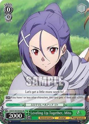 Leveling Up Together, Mito (SR) (SAO/S100-E046S SR) - Sword Art Online Animation 10th Anniversary