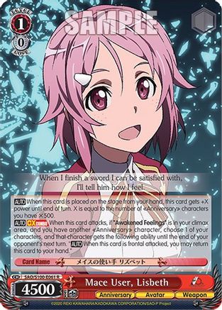 Mace User, Lisbeth (SAO/S100-E061 R) - Sword Art Online Animation 10th Anniversary