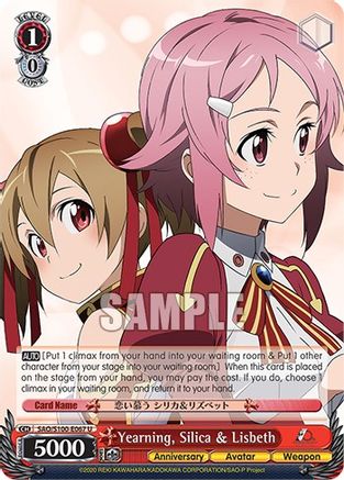 Yearning, Silica & Lisbeth (SAO/S100-E067 U) - Sword Art Online Animation 10th Anniversary