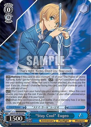 "Stay Cool" Eugeo (SAO/S100-E079 R) - Sword Art Online Animation 10th Anniversary
