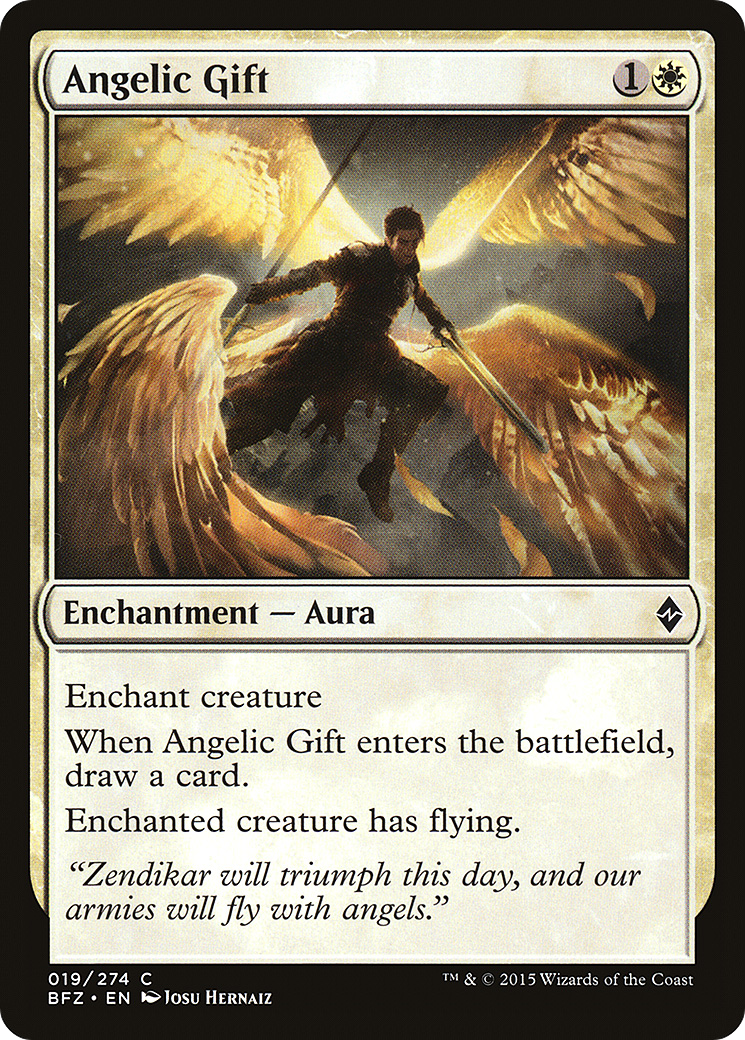 Angelic Gift (BFZ-019) - Battle for Zendikar