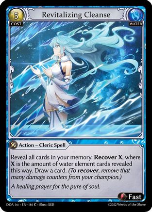 Revitalizing Cleanse (186) - Dawn of Ashes 1st Edition Foil