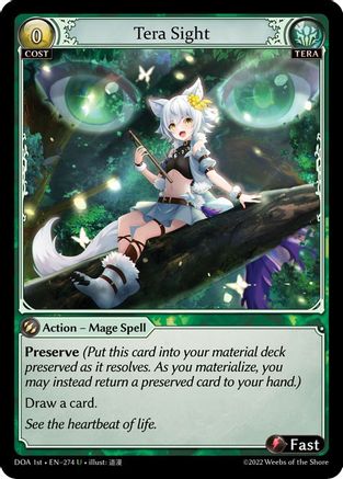 Tera Sight (274) - Dawn of Ashes 1st Edition Foil