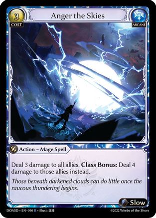 Anger the Skies (090) - Dawn of Ashes Starter Decks